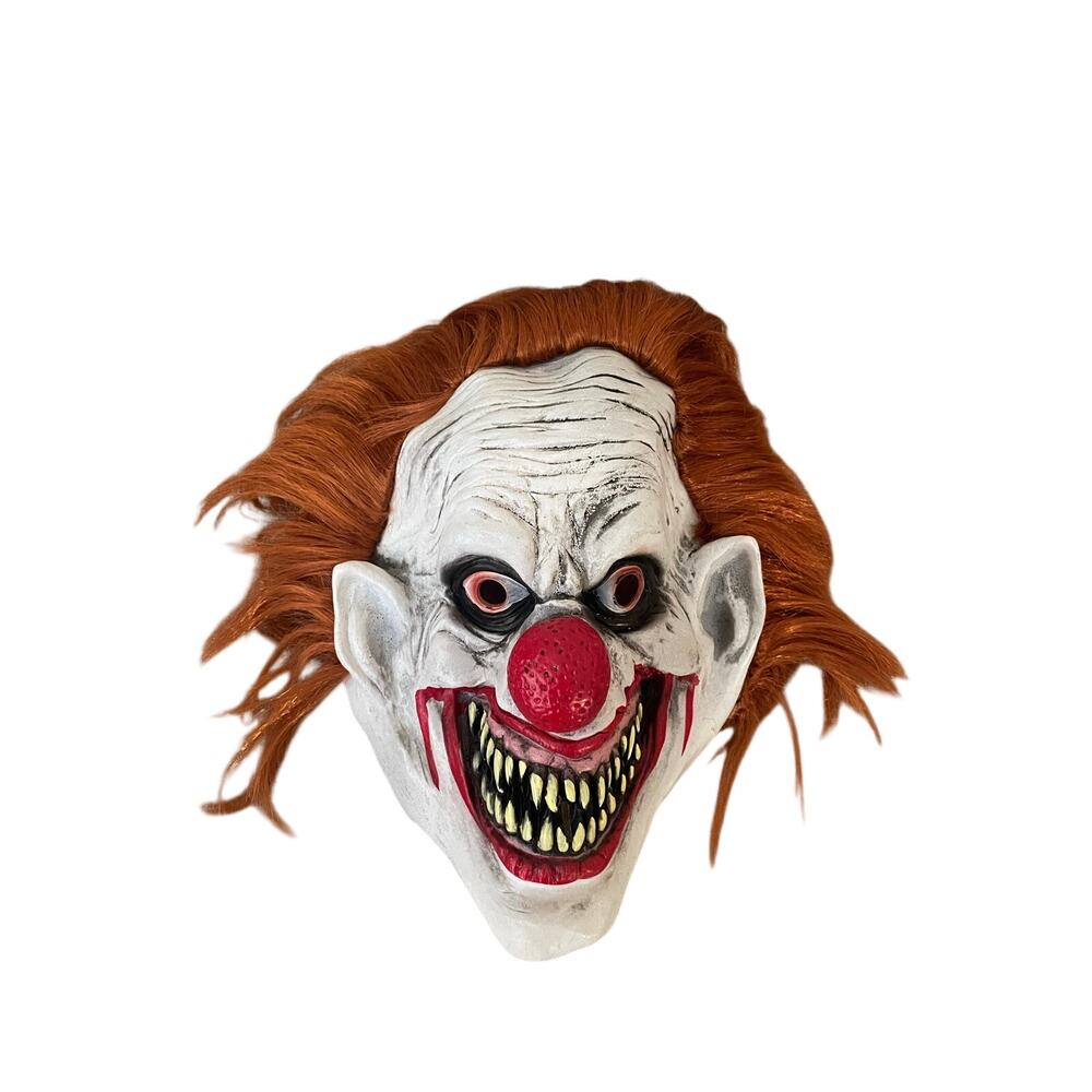 Evil Clown Mens OS Halloween Mask
